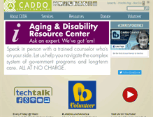 Tablet Screenshot of caddocoa.org